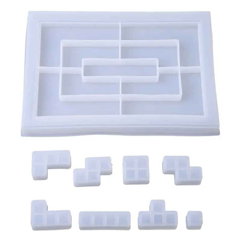 

Crystal Epoxy Resin Mold Casting Silicone Mould Handmade Craft Decor Making Tool R9JE