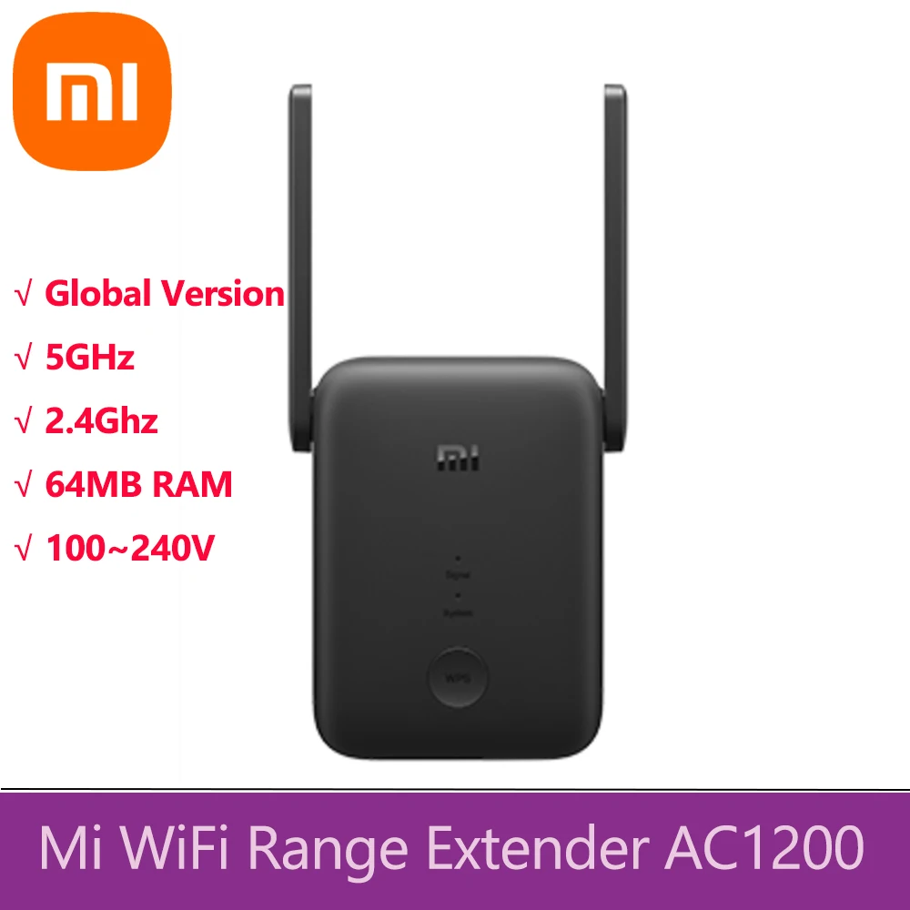 Ретранслятор Wi-Fi-сигнала Xiaomi Mi AC1200 2 4 ГГц 1200 Мбит/с | Компьютеры и офис