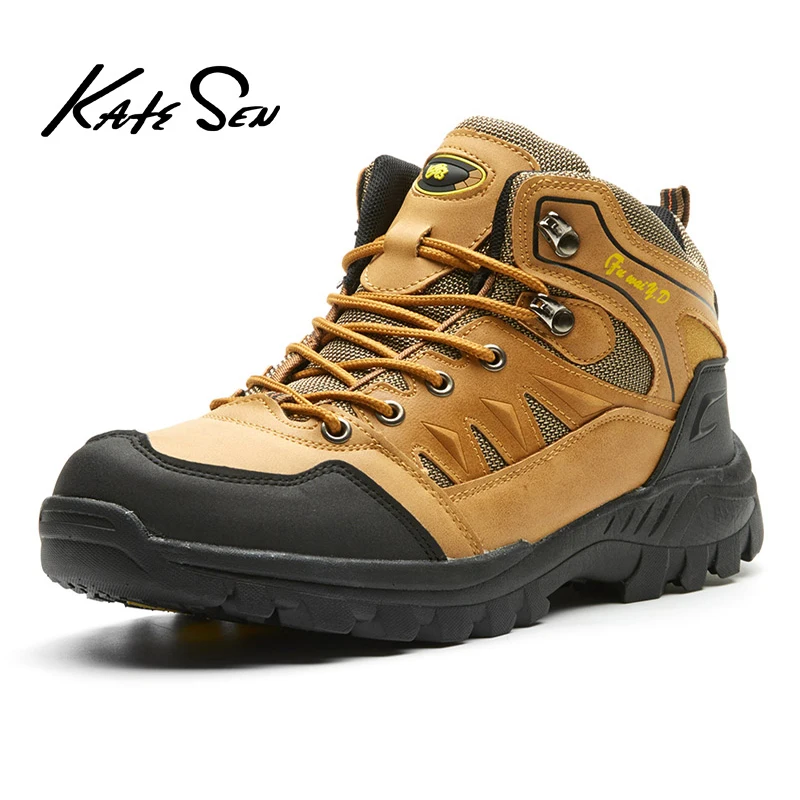 

2020 New Spring Autumn Waterproof Ankle Boots Breathable Motorcycle Boots Men's Sneakers Fashion Outdoor Hiking Boots Men Boots