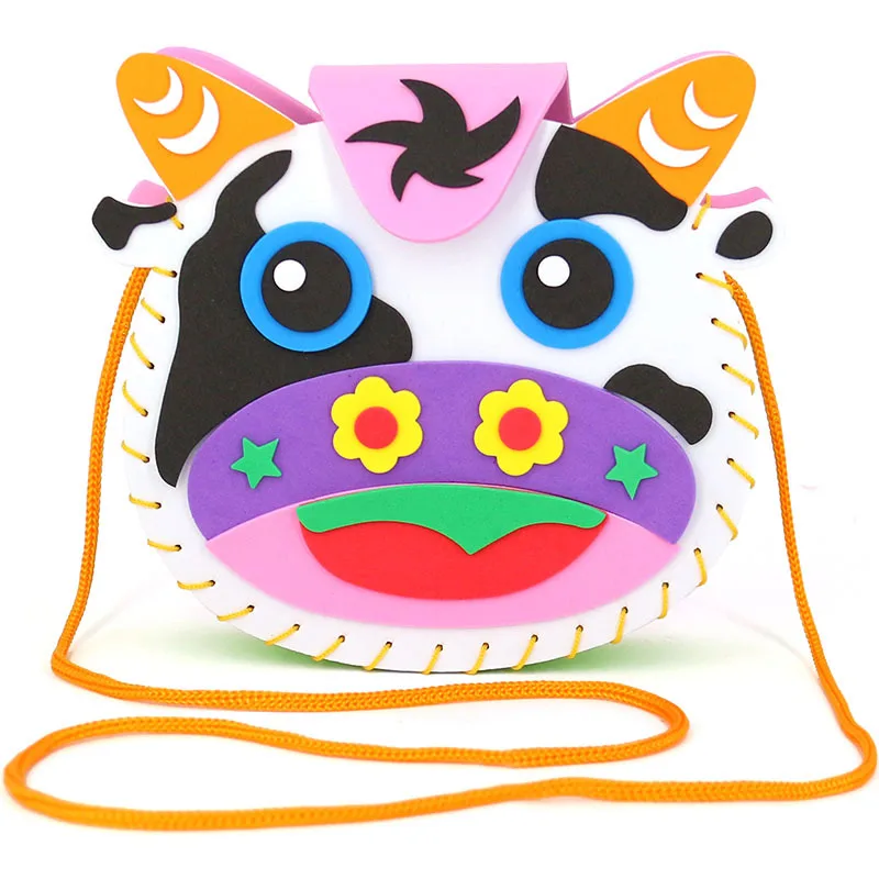 Детский сад много декоративных поделок diy игрушки мультфильм детская сумка ремесла детские развивающие игрушки для детей забавная девочка/мальчик подарок 1890 - Цвет: Cattle