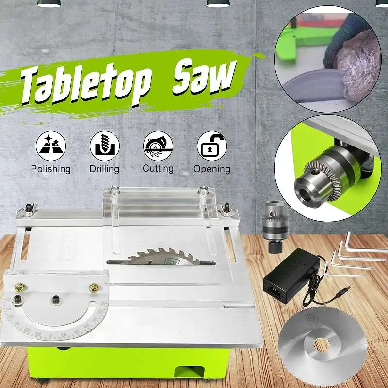 Mini Table Saw Handmade Woodworking Bench Diy Hobby Model Crafts