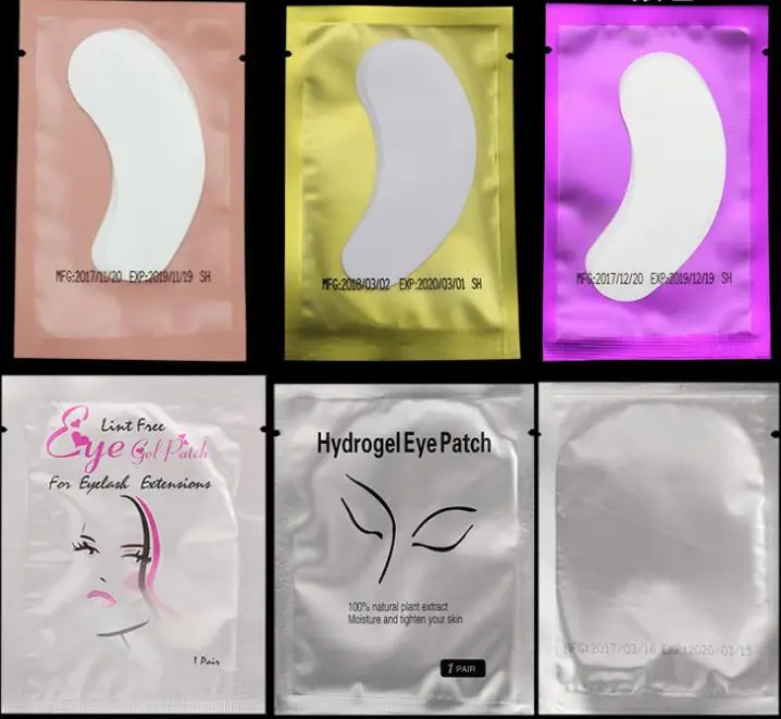 

5-30 pairs Eye Pads Eyelash Extension Under Eye Gel Patches Eye Mask Make-Up Tools random