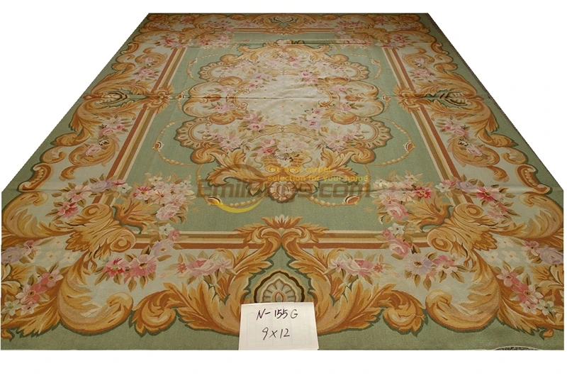 Шерстяной Французский aubusson ковер N-155g 6x9 2 ручной завязанный Украшение Дома Спальня gc8aubyg13