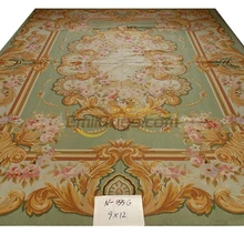 Шерстяной Французский aubusson ковер N-155g 6x9 2 ручной завязанный Украшение Дома Спальня gc8aubyg13