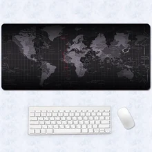 Mapa do mundo mouse pad gamer grande mousepad gamer grande computador mouse esteira do escritório tapete de mesa teclado mause almofada para gamer(China)