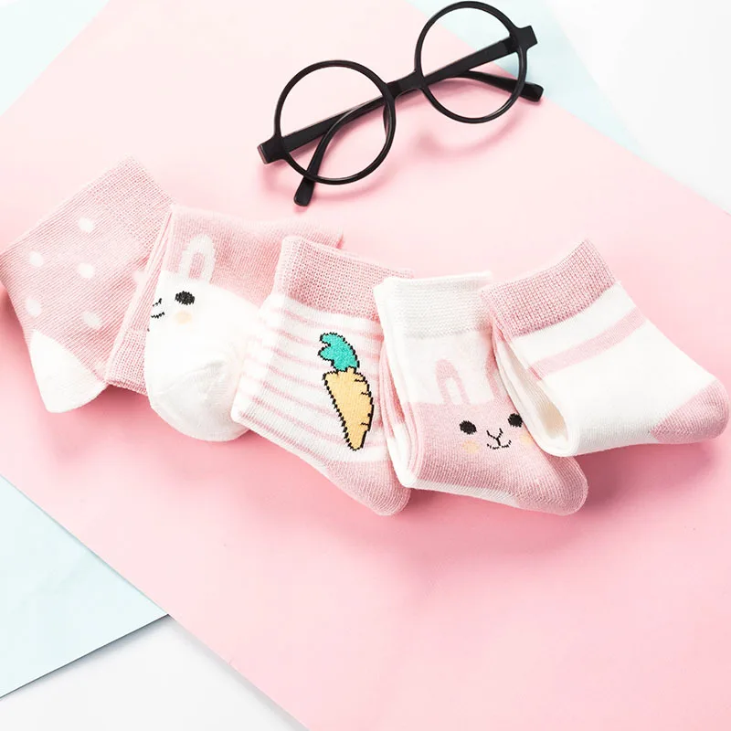 

Infant Cotton Socks 1-3-4-6-Year-Old BABY'S Socks Spring And Autumn And Winter Pure Cotton Men And Women Child Tube Socks Cartoo