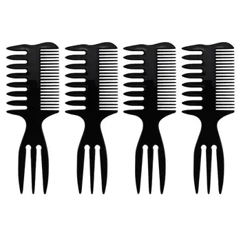 

4pcs Delicate Fashion Chic Exquisite Hairdressing Comb Hair Smoothing Comb Hair Styling Comb for Home Shop Store