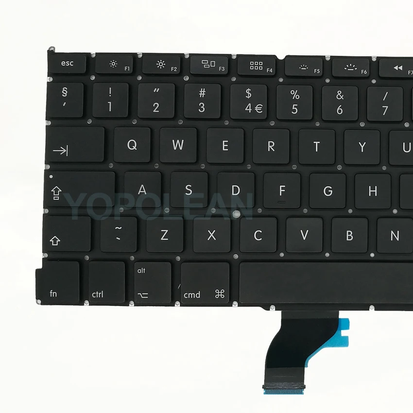 3 Pcs New Norway Norwegian Keyboard with Backlight For Macbook Pro Retina 13" A1502 2013 Years