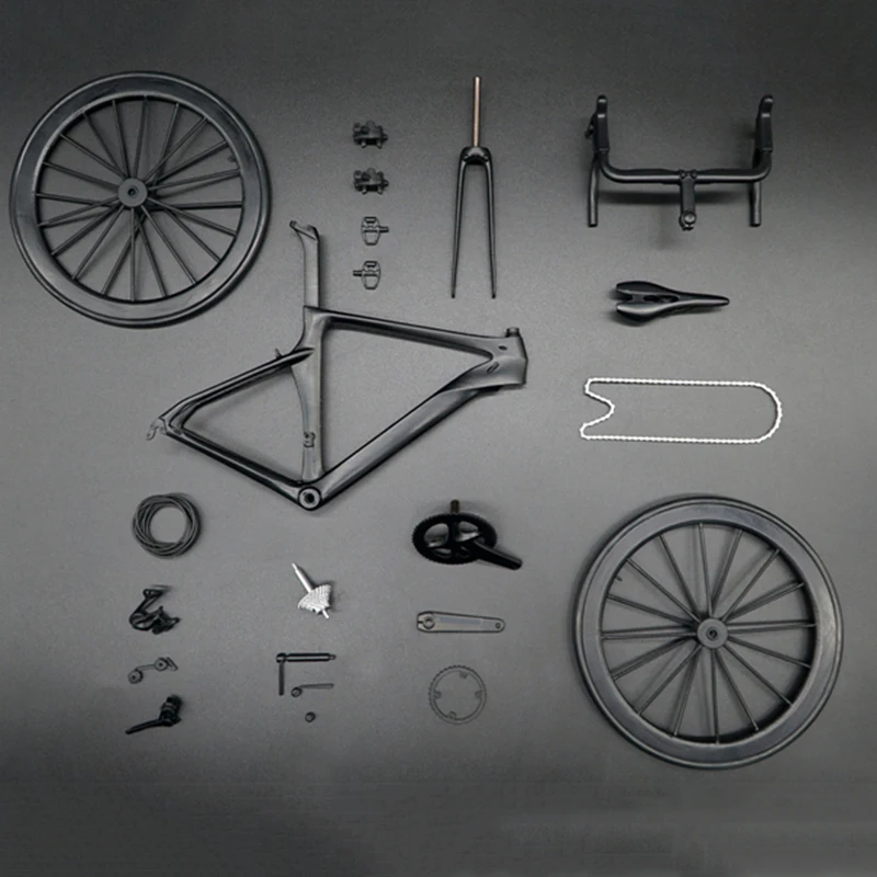 Коллекция 1/6 года, сборная модель металлического велосипеда, игрушка, изогнутый гоночный цикл, крест, горный велосипед, Реплика, коллекция, подарок, игрушки для автомобиля