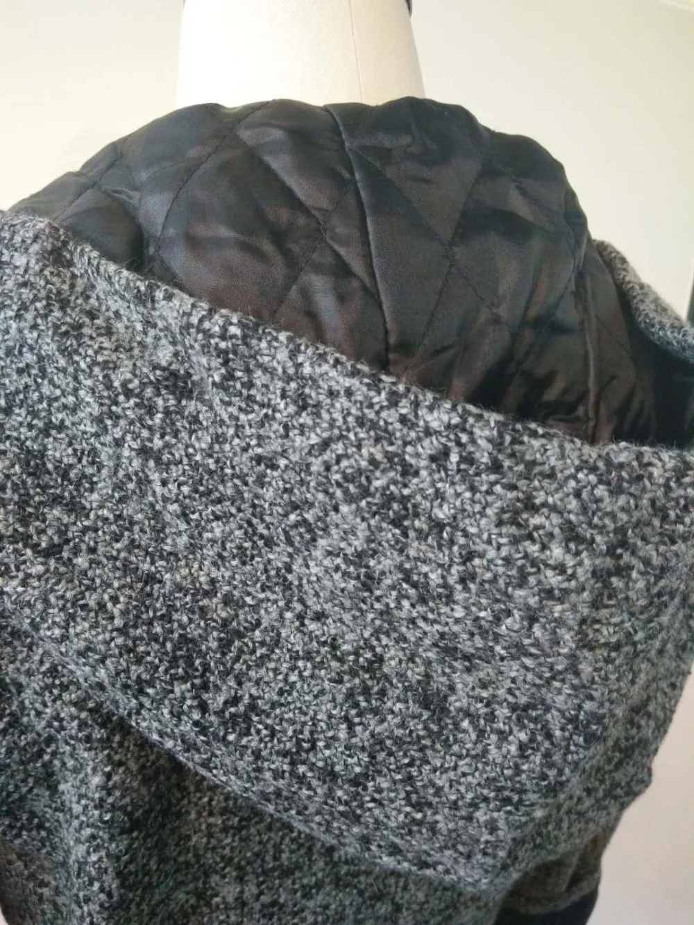 Inverno feminino casaco com capuz outono zíper