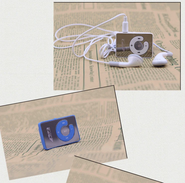 Красочные хорошее качество мини клип USB SD зеркало дизайн клип спорт MP3 музыкальный плеер без экрана