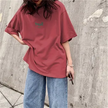 

Women T Shirt Korean Kawaii Tops Streetwear Ulzzang Harajuku Clothes Harajuku Aesthetic Plus Size Casual Short Sleeve Tee Femme