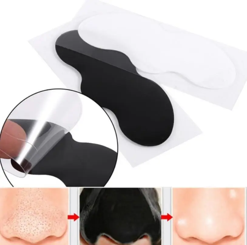 Bamboo Charcoal Blackhead Remover Mask Black Dots Spots Acne Treatment Mask Nose Sticker Cleaner Nose Pore Deep Clean Strip
