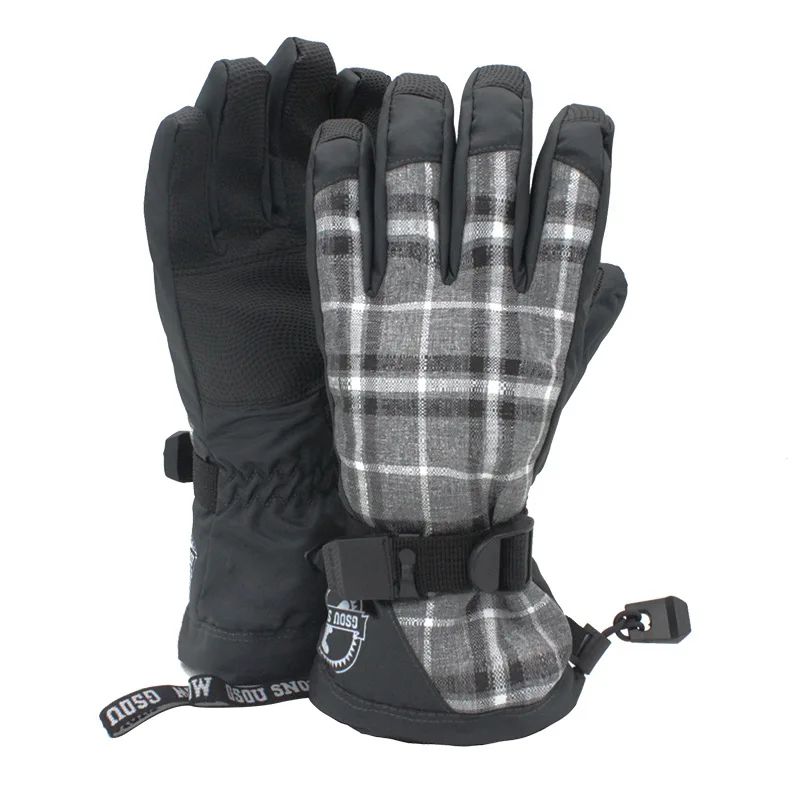 30 женские зимние перчатки, зимние уличные спортивные аксессуары, рукавица, водонепроницаемая ветрозащитная одежда для сноубординга, лыжные перчатки с пятью пальцами
