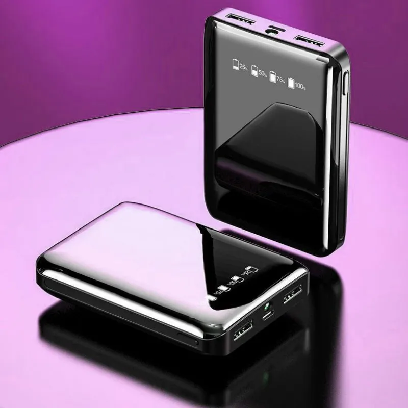 Mi ni power Bank 20000 мАч двойной USB mi power Bank для Xiao mi 8 iPhone9 быстрое зарядное устройство с двумя портами Usb внешний аккумулятор портативный