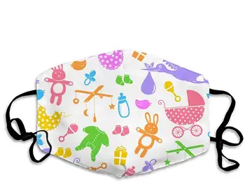 

Personalized Family Mouth Mask Anti Dust Face Mask Adjustable Earloop Childhood OneSize