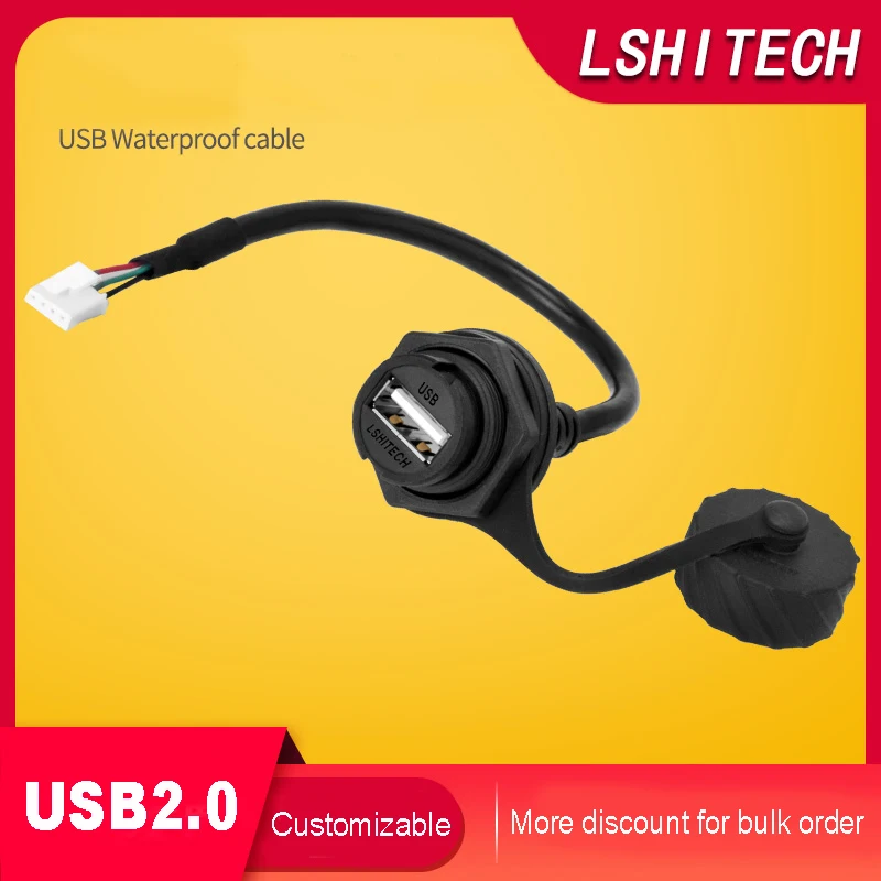 LSHITECH 1 5 А 30 в USB разъем A гнездо к Micro USB/терминалу/мини USB/угол 90 градусов B/A мужской