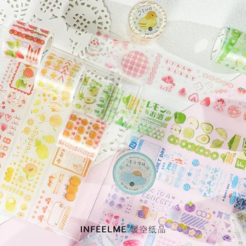 

Fruit 1Pcs\DIY Cute Creative Fun Retro Fresh PET Tape Album Diary Calendar Scrapbook Student Stationery Office Supplies