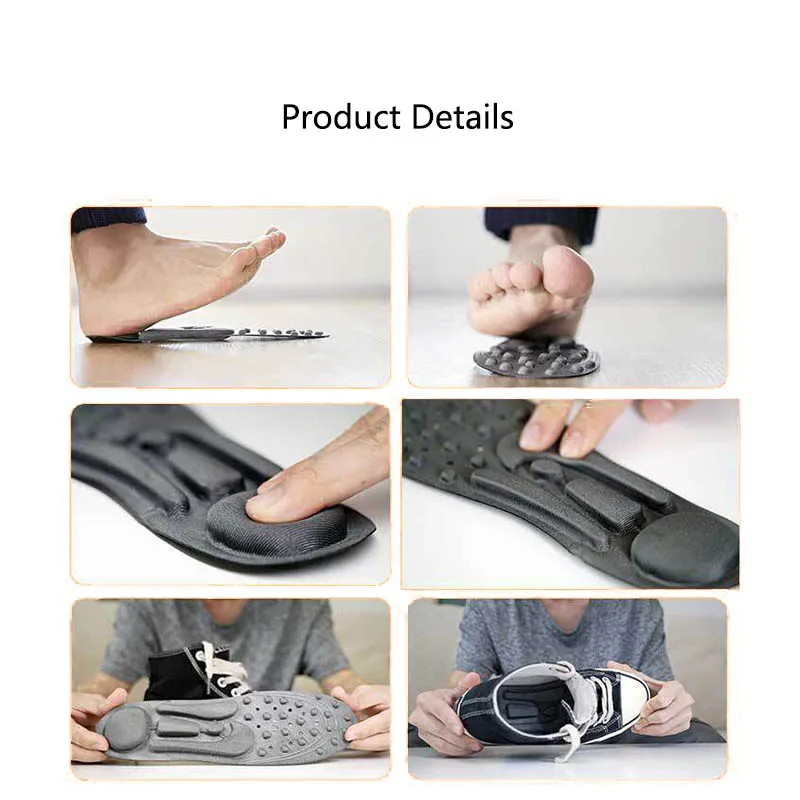Goedkoop Xiaomi 3D Decompressie Voet Massage Gezondheid Binnenzool Anti zwaartekracht Schokabsorptie Ontgeuringseffect Binnenzool Met Ver Infrarood Functie