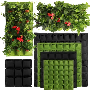 

Seedling planting bag wall wall hanging type green plant planting flowerpot vertical garden daily necessities bag