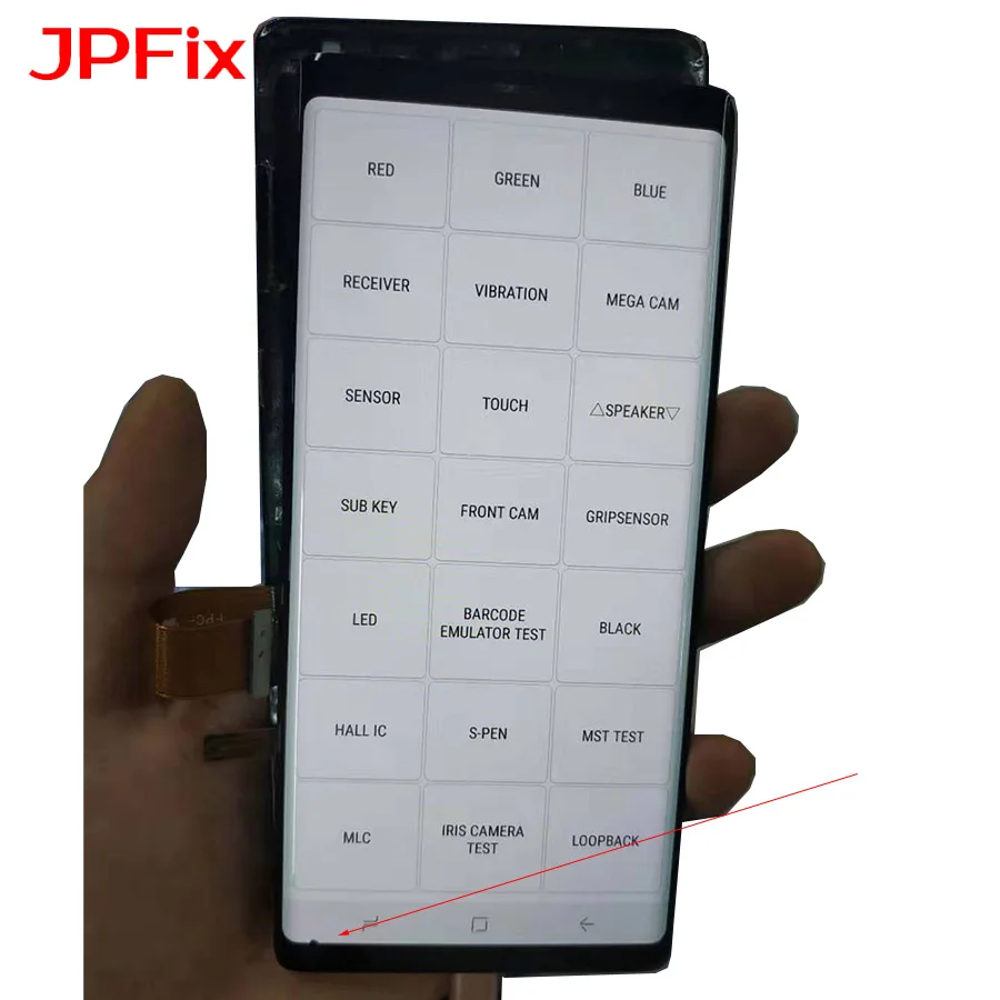 JPFIX Super AMOLED для samsung Galaxy Note 9 N960 N960F ЖК-экран в сборе дигитайзер с рамкой утечки