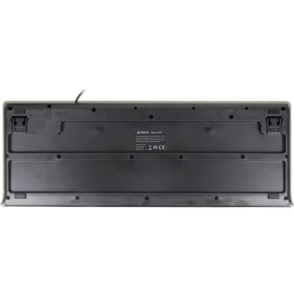 Клавиатура A4 KD-800 черный USB slim Multimedia