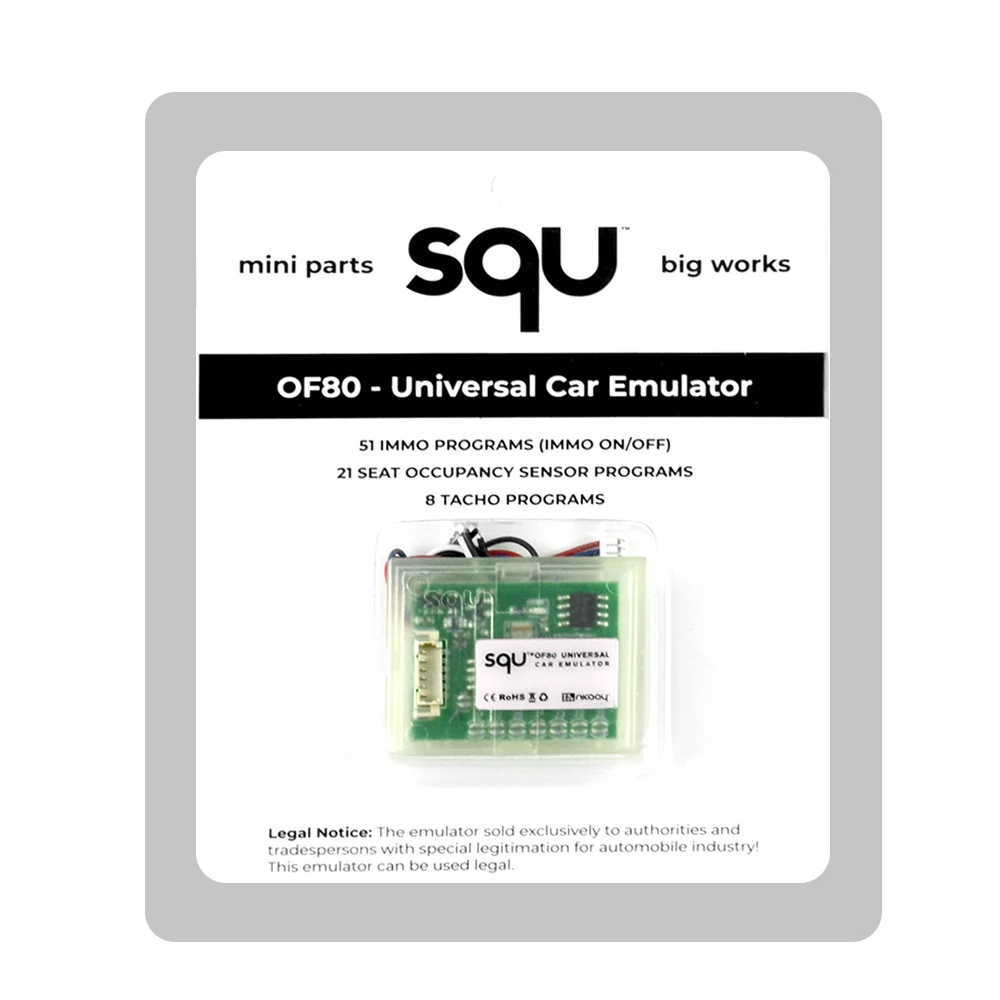 SQU OF68 SQU OF80 Universal Car Emulator MINI Parts Big Works 42 IMMO Programs 18 Seat TACHO PROGRAMS
