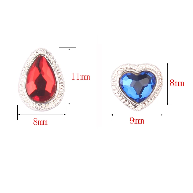 9x15 мм Ромб/Капля воды сплав Металлические Стразы для ногтей драгоценные камни Кристаллы/AB алмаз золото нижняя плоская задняя страз камень 3D гвозди