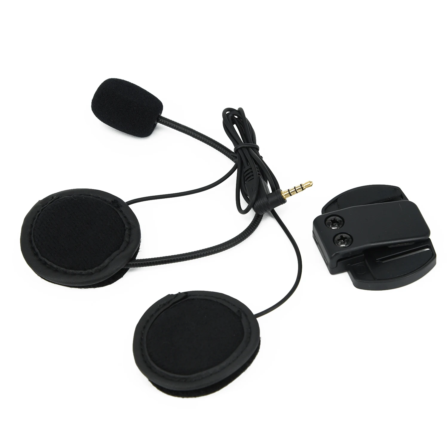 

Wired Headset Mic/Speaker+Clip for V6 Motorcycle Bluetooth Helmet Intercom C Z