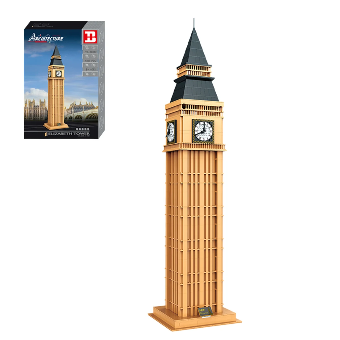 

1303Pcs MOC City Views 1:400 World Famous Architecture Model Big Ben Building Blocks Toy Bricks Model Toys Gift For Decor