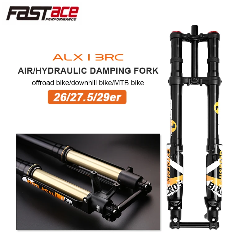 Fastace-ALX13RC度工業用サスペンションフォーク,焦げ付き防止,電気,黒