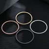 HuPo.HuTu. Stylish And Simple Personality Diameter 4.2mm Spring Coil Bracelet Men Screw Head Open Carbon Steel Bracelet Women 3