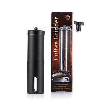 

Middle English Hand Crank Coffee Machine Coffee Grinder Manual Pepper Mill Black Spray Coffee Grinder