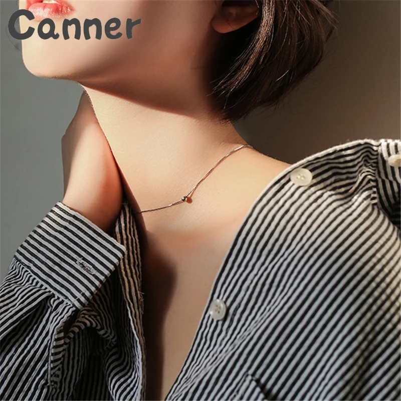 Ожерелье в Корейском стиле, женское короткое шикарное ожерелье, ключица, индивидуальность, простое маленькое Серебряное колье в форме фасоли, шейный браслет