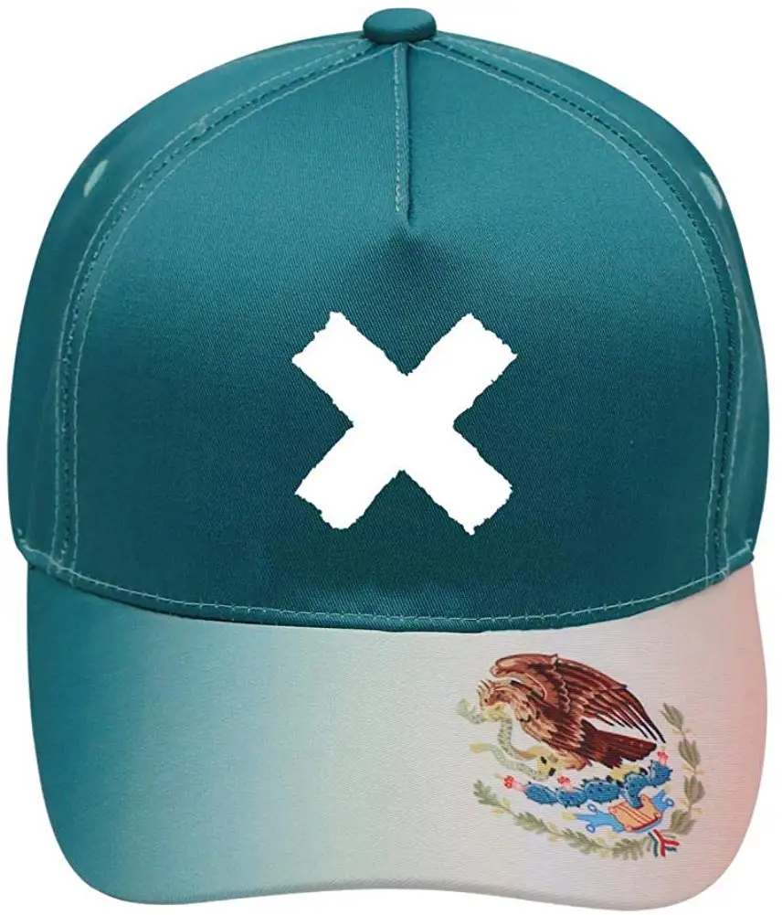 Унисекс без бейсболки хлопчатобумажная ткань регулируемые мексиканские элементы уличные шапки зеленый