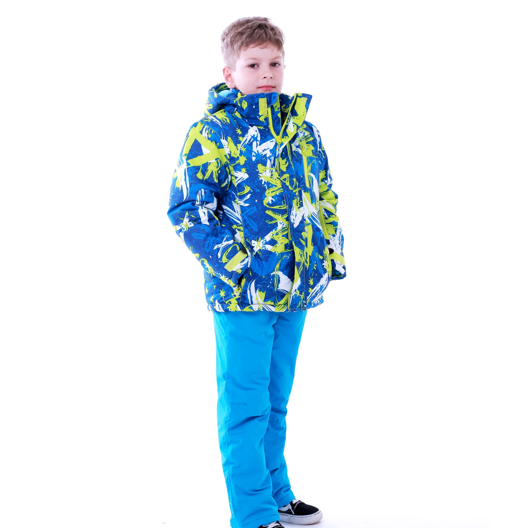

2019 New Winter Outdoor Snow Jacket Closthes and Snow Pants for Girls and Goys Snow Suit Skiing and Snowboarding Custume
