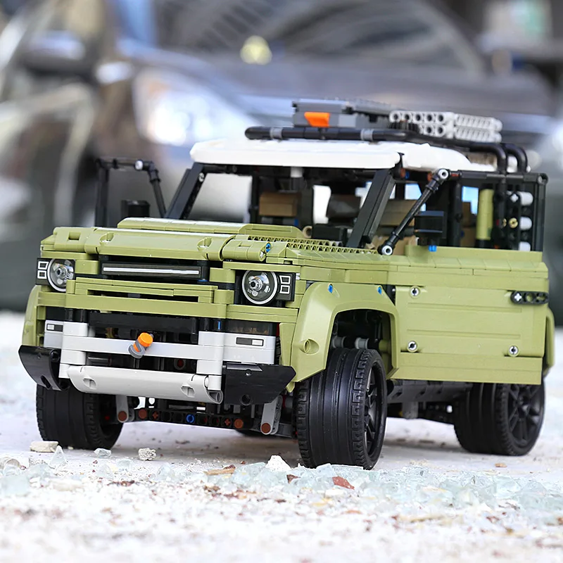 Technic автомобиль серии Supercar Land Rover Guardian Выкл-модель дорожного транспортного средства строительные блоки кирпичи совместимы с 42110 игрушками