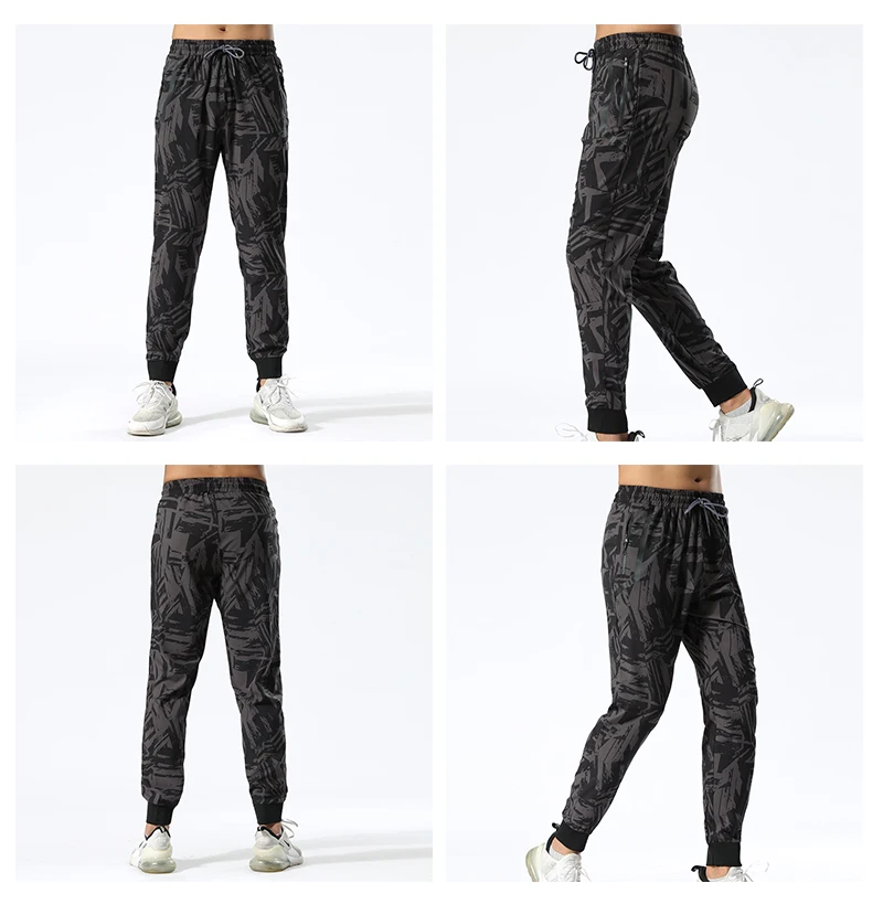 Новые спортивные штаны Мужские для бега с карманами на молнии тренировочные и