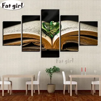 

Diamond Painting Ancient books and green love stone cross stitch diy embroidery square round Hand drill mosaic wall poster decor