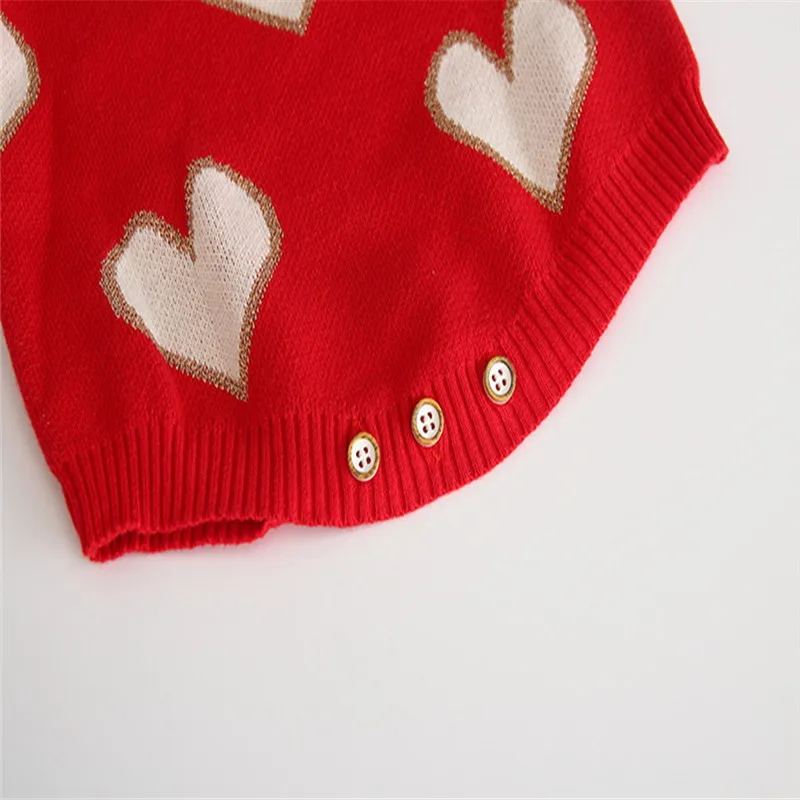 baby clothes Toddler Baby Girls Boys Warm Sweater Romper Knit Crochet Bodysuit Clothes ubranka dla niemowlat #4O09 (9)
