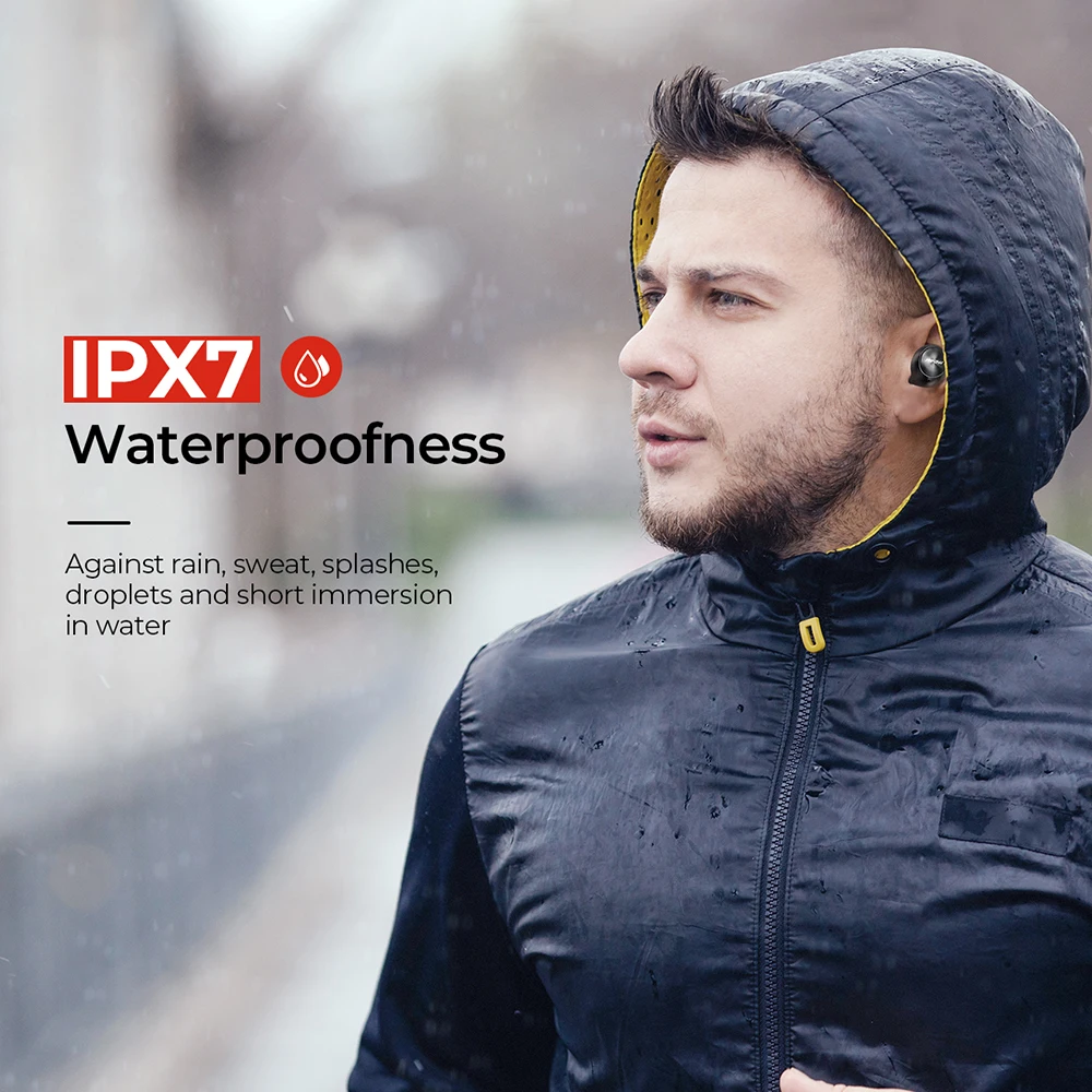 Mpow M8 Беспроводные наушники TWS наушники Aptx Bluetooth 5,0 наушники с IPX7 водонепроницаемый микрофон с шумоподавлением для iphone 11 Gamer