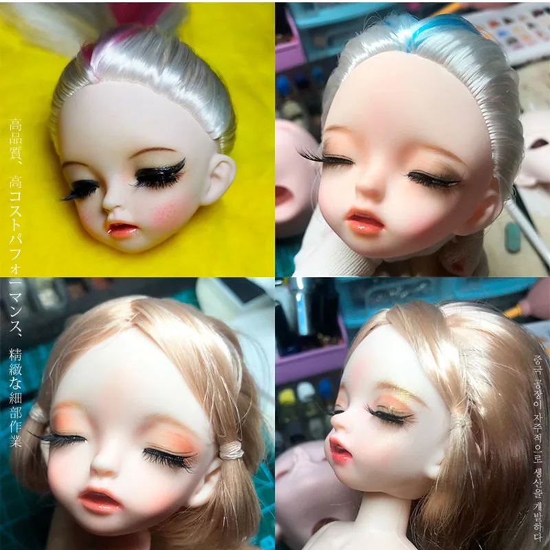 Новые куклы 22 шарнирная кукла Спящая BJD кукла без макияжа длинные волосы 28 см нормальное тело голый DIY игрушки для девочек Рождественский подарок,игрушки куклы кукла лол куклы лол куклы для девочек bjd кукла кукла