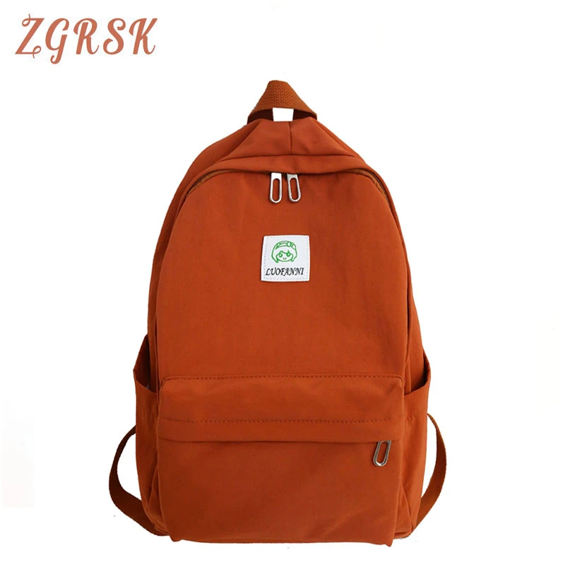 

Student Nylon Backpack Bagpack Women Cute School Book Bags For Teenage Girls Backpacks Ladies Female Fashion Back Pack Bag