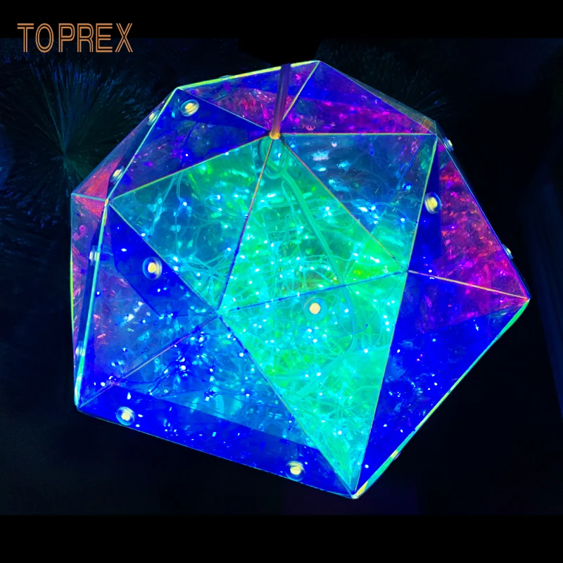 Topex 22 см x 20 см Мечта Цвет Алмаз светодиодный светильник украшение Рождественский светильник Открытый Сказочный светильник s свадебное украшение