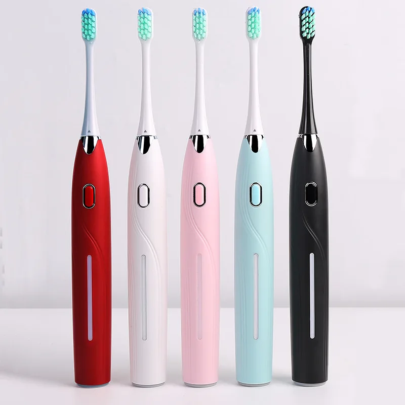 Electric Toothbrush Rechargeable Waterproof Teeth Brush Sonic Toothbrush Smart Timer Adult Brush USB Toothbrushes Electric Toothbrush Rechargeable Waterproof Teeth Brush Sonic Toothbrush Smart Timer Adult Brush USB Toothbrushes