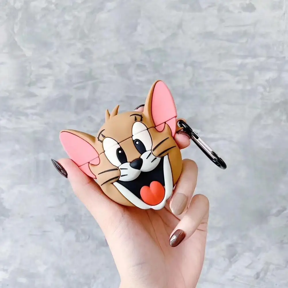 Чехол для AirPods силиконовый 3D Классический ретро игровой чехол для наушников Airpods 2 Чехол для наушников Apple Air pods чехол карабин