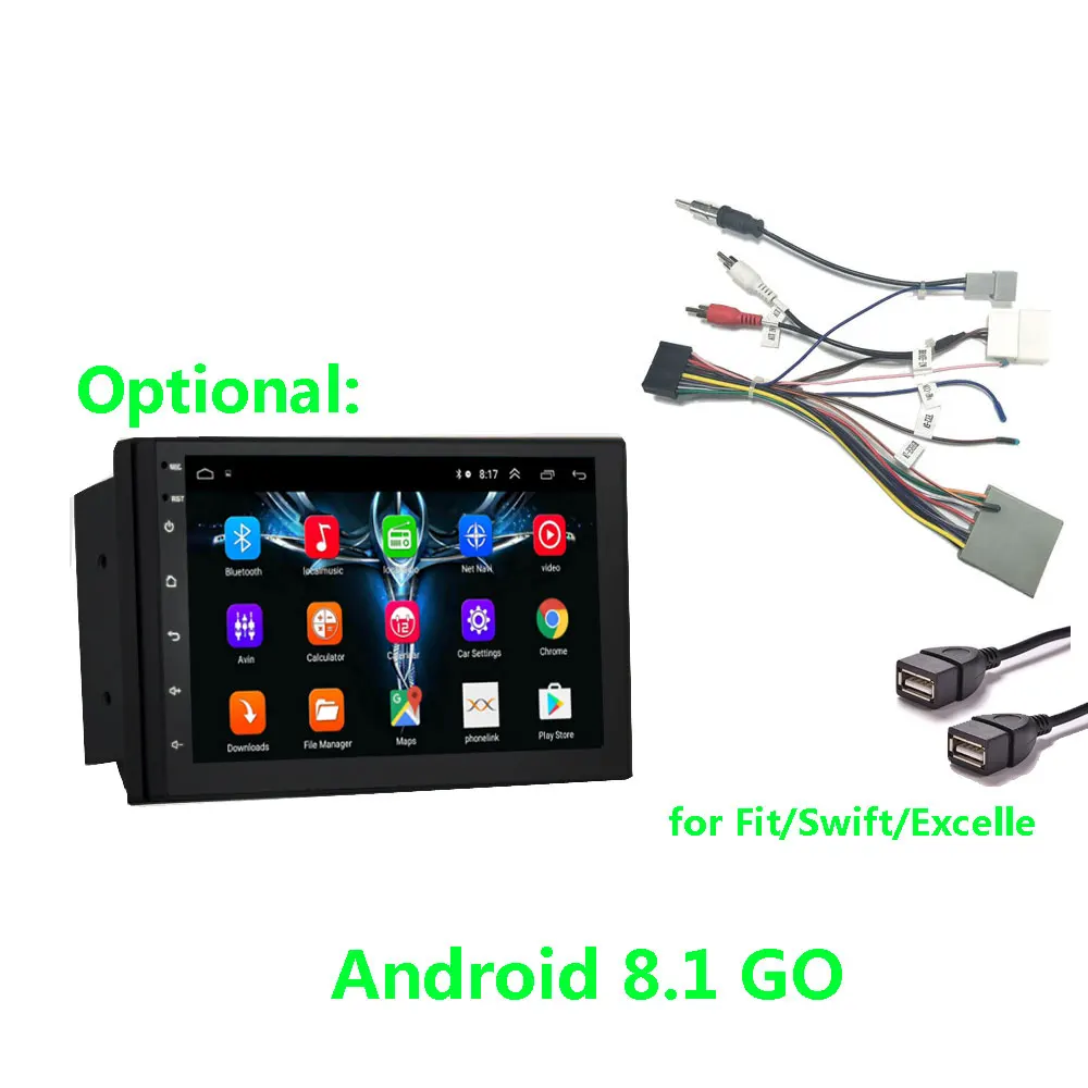 Skup Android 8.1 2 Din radio samochodowe multimedialny odtwarzacz wideo uniwersalny auto stereo GPS mapa dla volkswagena Nissan Hyundai Kia toyota CR V