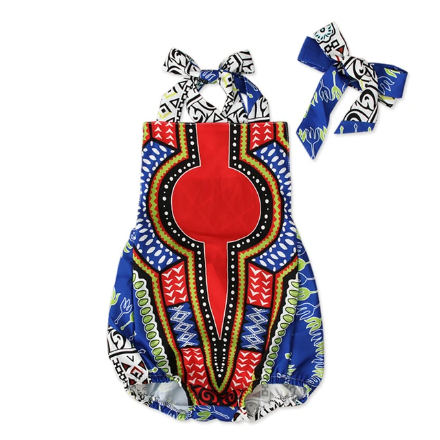 Chidinma Printed Headband Dashiki + Backless Jumpsuit - Image 6