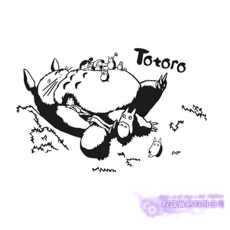 Pegatina Totoro Sticker Anime Cartoon Car Decal Sticker Vinyl Wall Stickers Decor Home Decoration