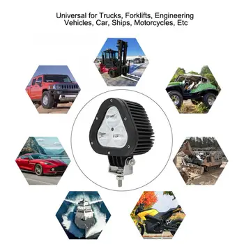 

2pcs Led Light Bar 60W LED Triangular Work White Light IP67 Waterproof for Universal Motorcycle Vehicle barra led